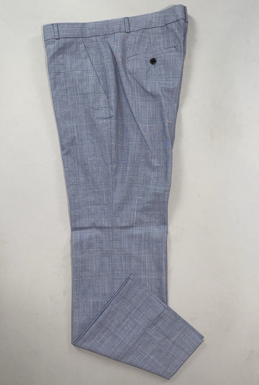 Banana Republic Logan Fit Washable Poly-Wool Dress Pants. Glen Plaid, Women's 12